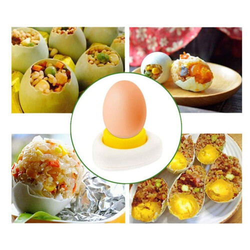 Egg Piercer for Raw & Hard-Boiled Eggs, Retractable, Compatible with Sharp Pin, Multicolor 2