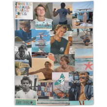 JJ Star Maybank Tapestry Flag Poster, 30x40 in, Compatible with Dorm/Living Room/Bedroom Decor