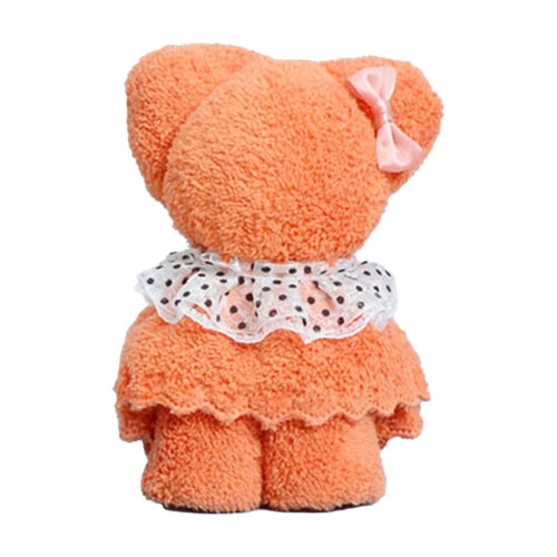 Bear Dish Towel Gift Set Orange Soft Kitchen Towel 1