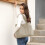 Τσάντα Tote από καμβά 21,65x15,35x5,51 ίντσες, ευρύχωρη τσάντα ώμου ταξιδιού, θήκη για 6