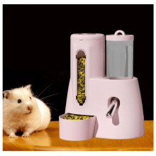 Distributeur automatique de nourriture pour hamster, gamelle avec biberon, distributeur de biberon automatique multifonctionnel grande capacité pour
