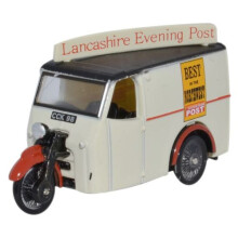Oxford Diecast 76TV006 Tricycle Van Lancashire Evening Post OO Gauge