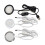 Luz LED USB tipo disco, 5V 3W, base redonda, 59mm 4