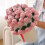 Handmade knitted rose bouquet blanket 1 piece 4