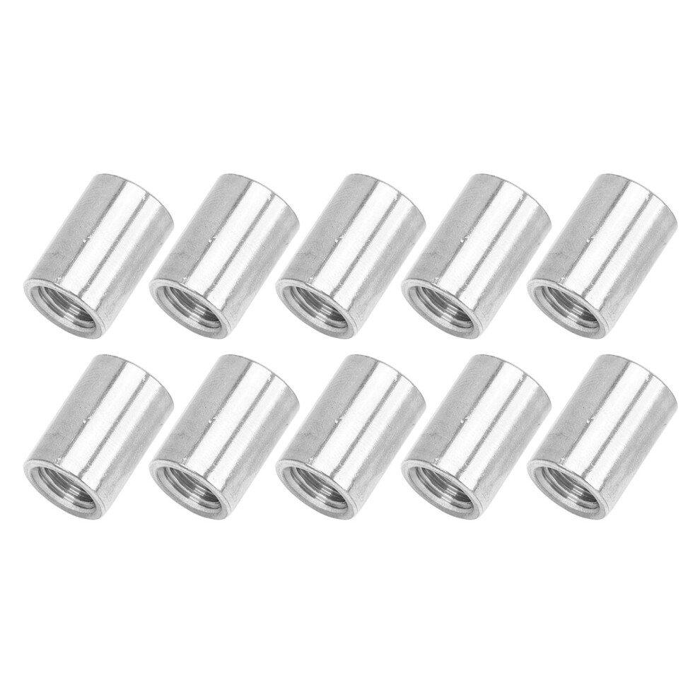 10Pcs M12x1.75 304 Stainless Steel Coupling Nut