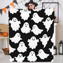 Couverture polaire ultra douce 300 g/m² idéale pour Halloween