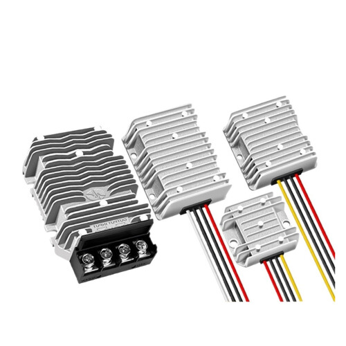 Instelbare DC-DC buck-converter 12V/24V naar 6V, 10A–60A