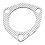 Τριγωνική φλάντζα σωλήνα εξάτμισης 2,5" (63 mm) YC101115, στεγανοποίηση υψηλής 1