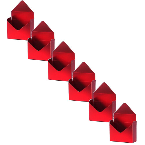 Valentine envelope boxes red folding gift boxes 8-pack 1