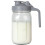 Γυάλινη κανάτα 64oz με καπάκι, βάζο για τσάι Sun με φαρδύ στόμιο, καράφα 2 λίτρων για 3