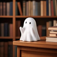 Spookvormige pennenhouder voor op het bureau - Leuke Halloween-decoratie, plastic bureau-organizer voor kantoor en thuis (pen niet inbegrepen)