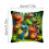 Cartoon Dinosaur Throw Pillow Cover 18x18 Inch Linen 5