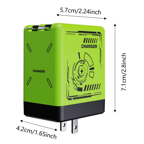 Φορτιστής τοίχου GaN 120W με USB-C και Lightning 2