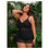 Plus Size Hög Midjad Baddräkt Vintage Cutout 4