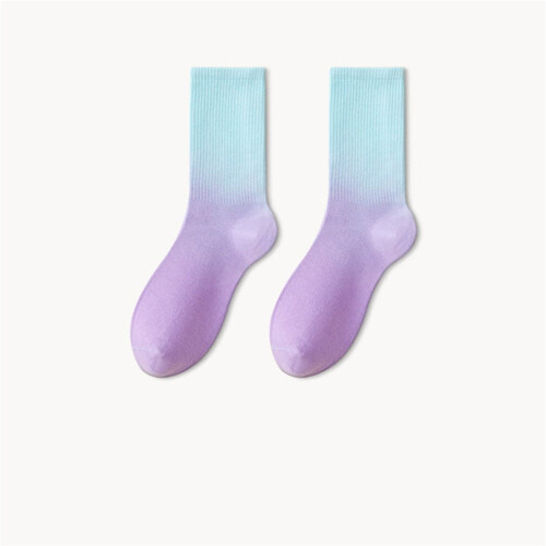 Μοντέρνες κάλτσες με μοτίβο Tie-Dye για καθημερινή χρήση, αναπνεύσιμες, άνετες 1