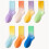 Μοντέρνες κάλτσες με μοτίβο Tie-Dye για καθημερινή χρήση, αναπνεύσιμες, άνετες 4