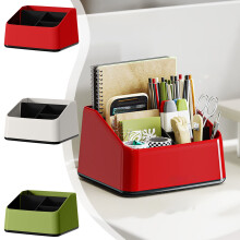 Plank zonder boren met opbergvakken, pennenhouder en bureau-organizer voor thuis/kantoor – Compatibel met [Merk]