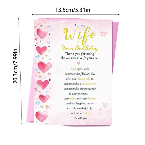 Valentinskarten für Sie oder Ihn mit rosa Umschlägen 2