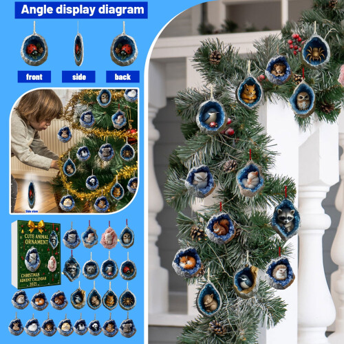 Χριστουγεννιάτικο Ημερολόγιο Advent Στολίδι - 24ήμερο Χριστουγεννιάτικο Ημερολόγιο 1