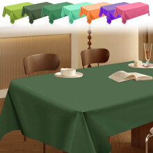 Nappe rectangulaire en plastique, 137 x 183 cm, imperméable et doublée de flanelle, facile à nettoyer, idéale pour les repas, le camping et les