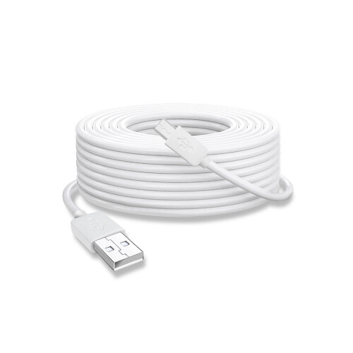 Υπερμακρύ καλώδιο φόρτισης USB σε Micro USB για θερμόμετρο/κάμερα, μακρύ και ανθεκτικό 1