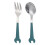 Durability 304 Steel Spanner Multifunctional Spoon-green silver 1