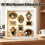 Mini Museum Silhouette Box Kit with Mini Figurines and Gold 7