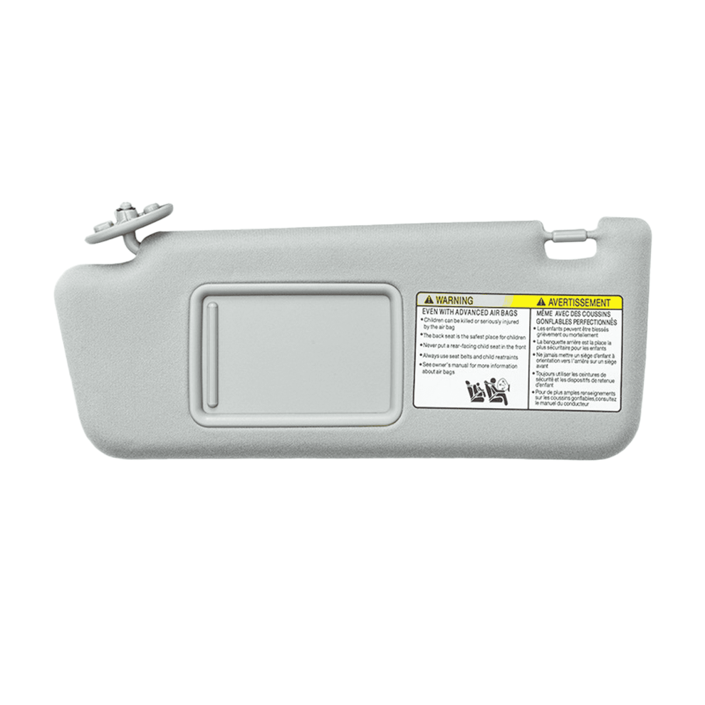 Left Driver Side Sun Visor For Toyota Tacoma 2005-2015 With Mirror, Replacement Oem 74320-04181-B1-Left- Grey 9027700993242
