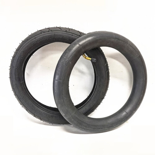Conjunto de pneu e câmara de ar de 12 polegadas (280x65-203 mm) para carrinho de bebê ou carro infantil.