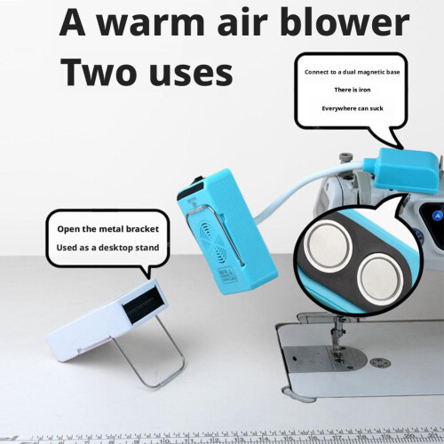 Φορητή θερμάστρα γραφείου 400W με μαγνητική βάση 1