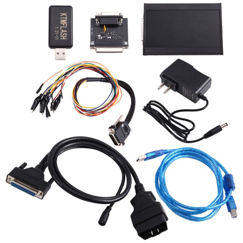 Car ECU Programmer Tool with USB Dongle Read&Write ECU V1.21-11 PCM FLASH Tool US Plug 1