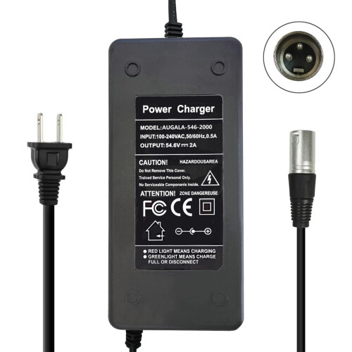 Φορτιστής μπαταρίας λιθίου 42V2A για Swagtron T1T3T6, αυτοεξισορροπούμενο σκούτερ, hoverboard 1