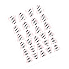 Neglekunstklistermærker3D-terndesign24 ark