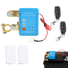 Interruptor remoto de desconexão de bateria de 12V para carro/caminhão/barco – Interruptor antifurto com relé e controles remotos, compatível