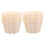 8 stk individuell puddingform i plast, beige, allsidig, til desserter 6