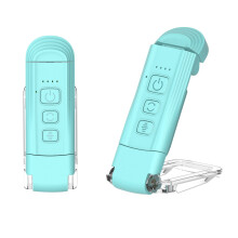 Lampe de lecture Qocolhg, lampe à pince rechargeable et silencieuse, 3 couleurs, 9 LED et variation précise de l'intensité – Idéale pour les