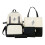 Set di zaini in tela nera, 4 pezzi, 30 litri 1