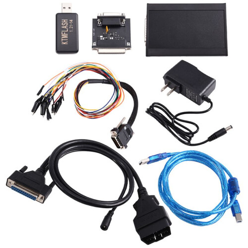 Car ECU Programmer Tool with USB Dongle Read&Write ECU V1.21-14 PCM FLASH Tool US Plug
