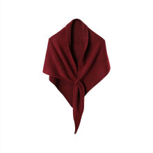 Châle d'hiver élégant et chaud pour femme, poncho tricoté confortable, écharpe triangulaire pratique pour les voyages, cape douce pour femme