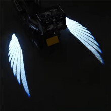 Φώτα προβολής LED QenASHaing Wing, 2 τεμάχια κόκκινο/μπλε/λευκό, χαμηλής ισχύος και υψηλής