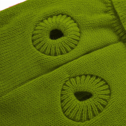 Pull classique à col roulé pour chien (vert fluorescent, taille L) 2