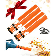 Accesorio soplador de hojas Cyclone2x Air Booster2X, compatible con LB615/LB765, boquilla circular de 2 a 4" (amarillo, 2 unidades)