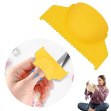 3mm Edge Stitching Guide & Seam Ripper - Dual-Purpose Sewing Gauge Tool for Quilting, Tailoring & Crafting. Precise & Easy to Use (Yellow)