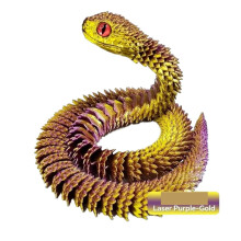 60 cm 3D-geprinte beweegbare slangenfiguur