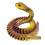 60 cm 3D-geprinte beweegbare slangenfiguur 1