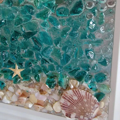 Κιτ Τέχνης από Θαλάσσιο Γυαλί, Κιτ DIY Μωσαϊκού και Χειροτεχνίας, Κιτ Τέχνης από 2