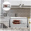 Compact White Iron Bread Bin for Kitchen Countertop with Space Saving Design 7