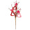 Arranjo floral para o Dia dos Namorados com frutinhas artificiais – 42 cm (16,5 polegadas) 1