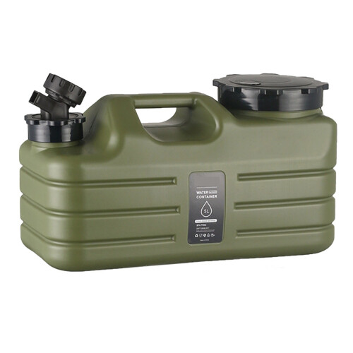 Φορητή δεξαμενή νερού PE 5L/10L/11L/12L με βρύση, εφεδρικό καπάκι, σωλήνα επέκτασης και