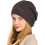Gorro de crochê feminino em tela, modelo folgado e leve. 1